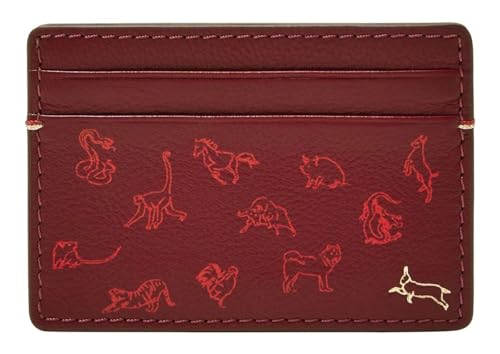 Fossil Steven Card Case Red Velvet von Fossil