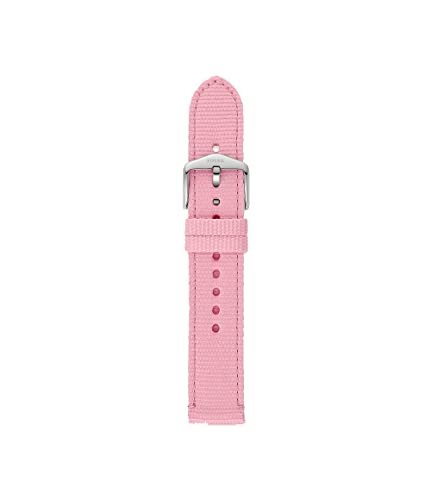 Fossil - Strap BAR - Damen-Uhr mit PINK-Farbe, Grosgrain-Armband für Frauen, S181489 von Fossil