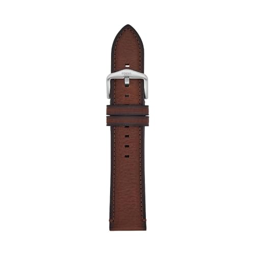 Fossil Uhrenband für Herren 22 mm LiteHide-Leder braun, S221498 von Fossil