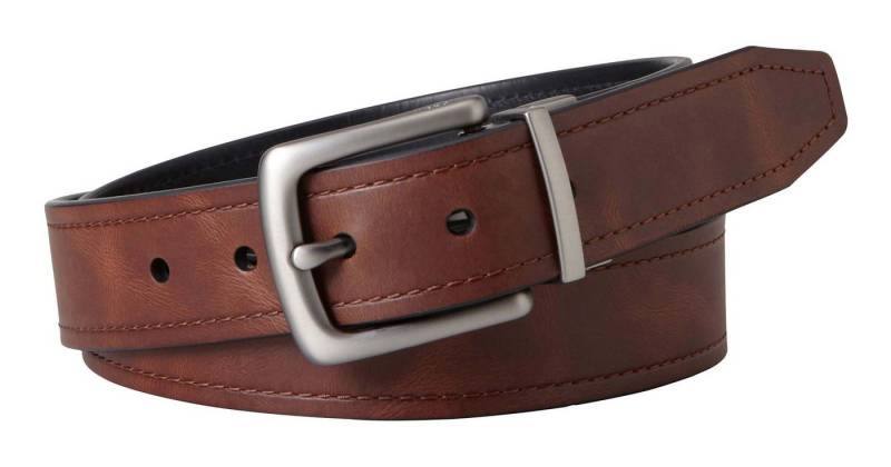 Fossil Synthetikgürtel Parker Reversible Belt aus echtem Leder von Fossil