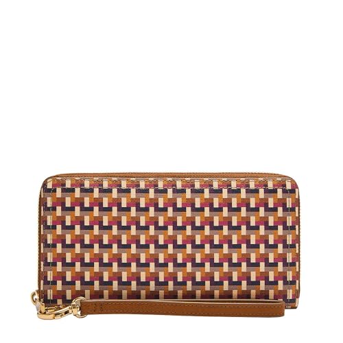 Fossil Tab Clutch für Damen Logan beschichtet Textil Polyurethan, SL10057564 von Fossil