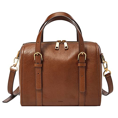 Fossil Tasche für Damen – Carlie Eco Leder Satchel, ZB1772200 – 25,4 cm L x 13,97 cm B x 20,32 cm H von Fossil