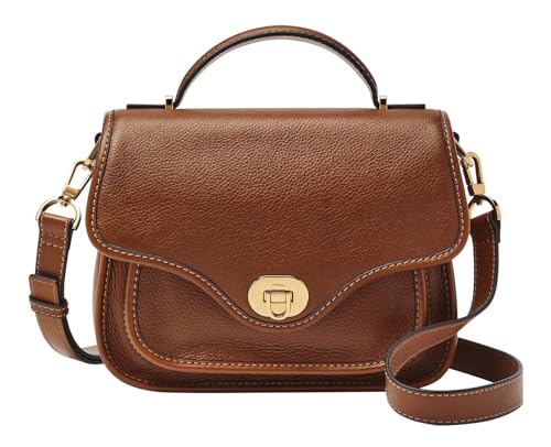 Fossil Tasche für Damen – Heritage Umhängetasche aus Leder mit Griff oben, ZB1785G200 – 24,1 cm L x 7,6 cm B x 17,8 cm H von Fossil