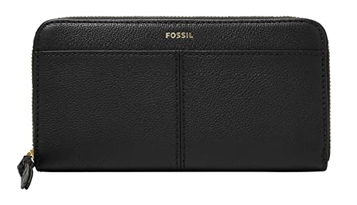 Fossil Tasche für Frauen Tara, Leder/Polyurethan Trim Shopper schwarz 36,8 cm L x 14,0 cm B x 29,2 cm H ZB1475001 von Fossil