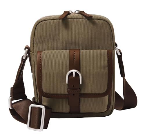 Fossil Tasche für Herren Camden Fabric N/S Umhängetasche, MBG9601147 – 15,2 cm L x 6,4 cm B x 20,3 cm H von Fossil