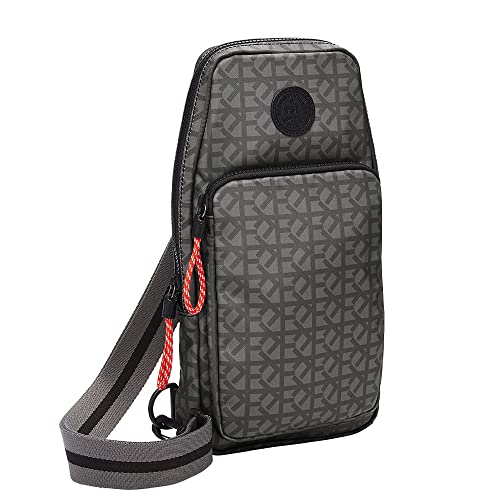 Fossil Tasche für Männer Sport, 100% ViralOff® Recycled Polyester/Mesh, Polyester Gurtband, Polyurethan Trim Rucksack Grau 29.845cm L x 12.7cm B x 43.18cm H MBG9570086 von FOSSIL