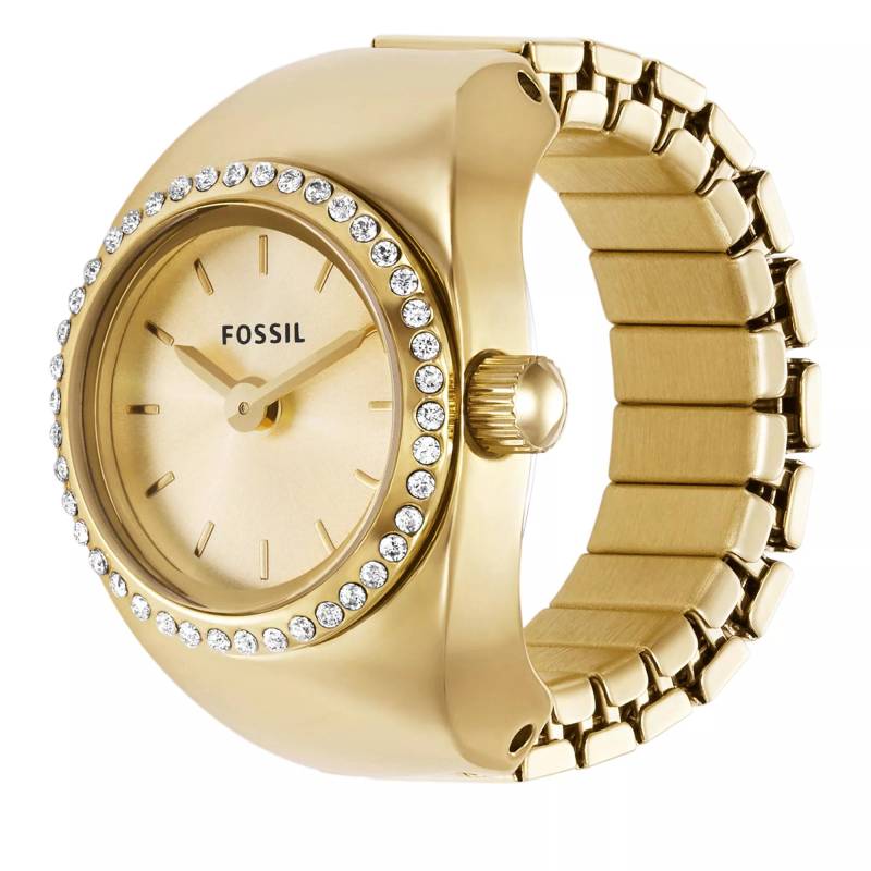 Fossil Uhr - Watch Ring Two-Hand Stainless Steel - Gr. unisize - in Silber - für Damen von Fossil