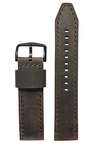 Fossil Uhrband Wechselarmband LB-FS5251SET Ersatzband FS5251SET Uhrenarmband Leder 22 mm Braun von FOSSIL