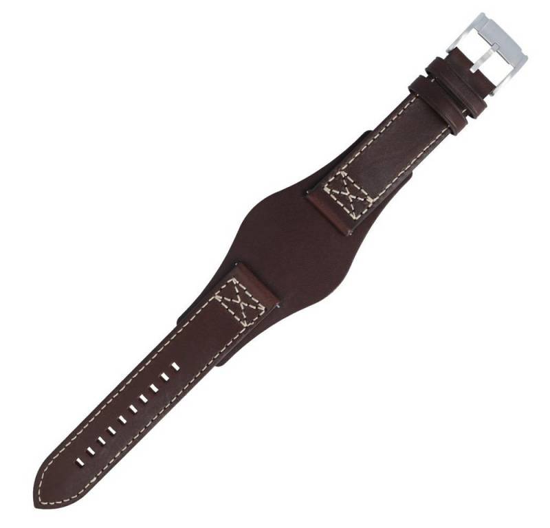 Fossil Uhrenarmband 22mm Leder Braun CH-2599 LB-CH2599 von Fossil