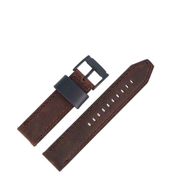 Fossil Uhrenarmband 22mm Leder Braun FS-4656 LB-FS4656 von Fossil