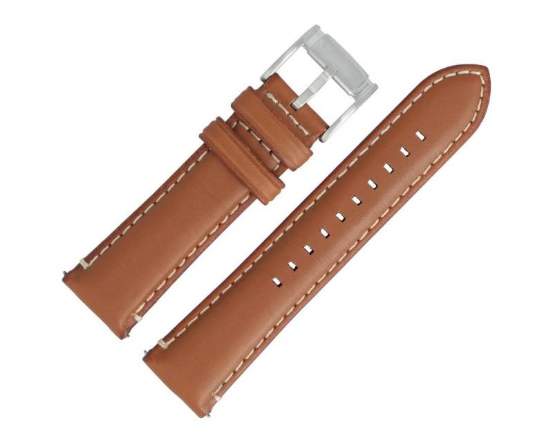 Fossil Uhrenarmband 22mm Leder Braun FS-5060 LB-FS5060 von Fossil