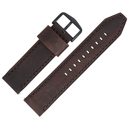 Fossil 22mm Uhrenarmband Leder Braun - FS-5251SET - LB-FS5251SET - Uhrband, Riemen von Fossil