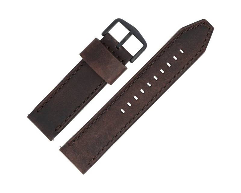 Fossil Uhrenarmband 22mm Leder Braun FS-5251SET LB-FS5251SET von Fossil