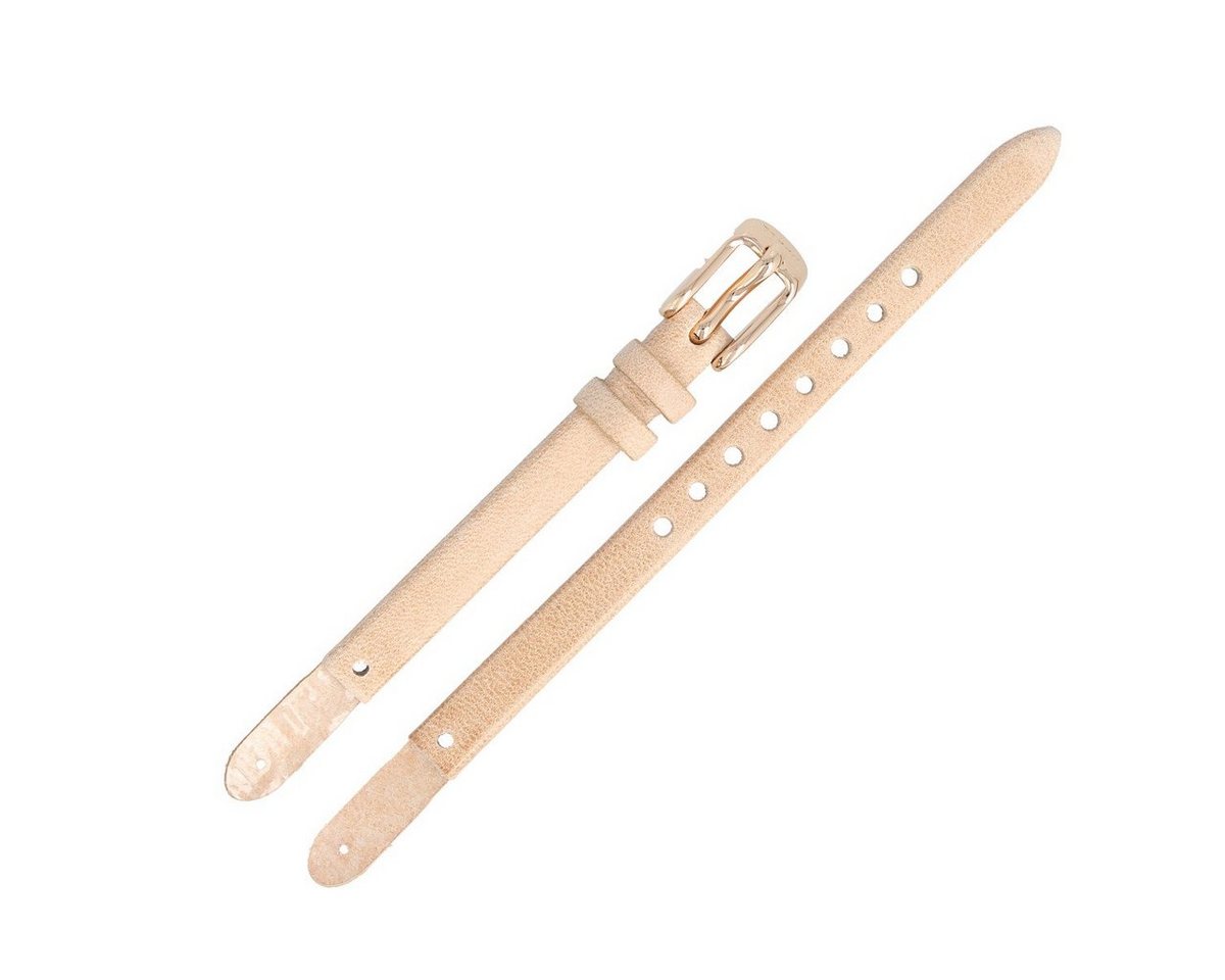 Fossil Uhrenarmband 8mm Leder Beige ES-3745 LB-ES3745 von Fossil