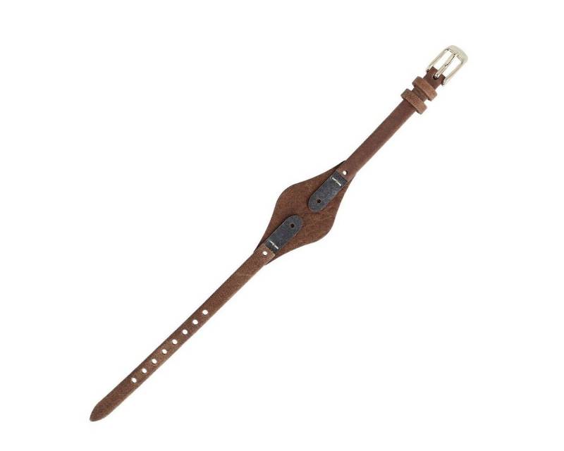 Fossil Uhrenarmband 8mm Leder Braun ES-3264 LB-ES3264 von Fossil