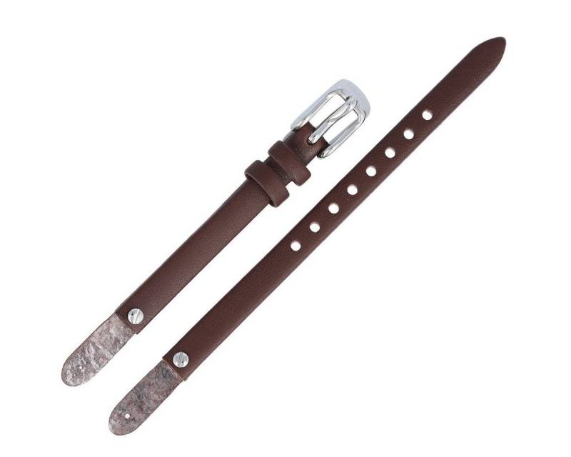 Fossil Uhrenarmband 8mm Leder Braun ES-3861 LB-ES3861 von Fossil