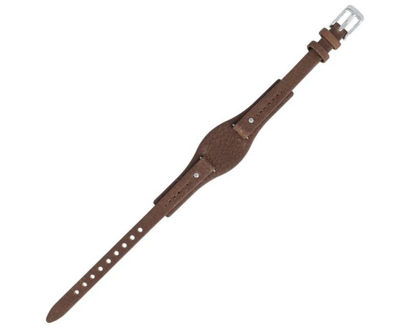 Fossil Uhrenarmband 8mm Leder Braun JR-1334 LB-JR1334 von Fossil