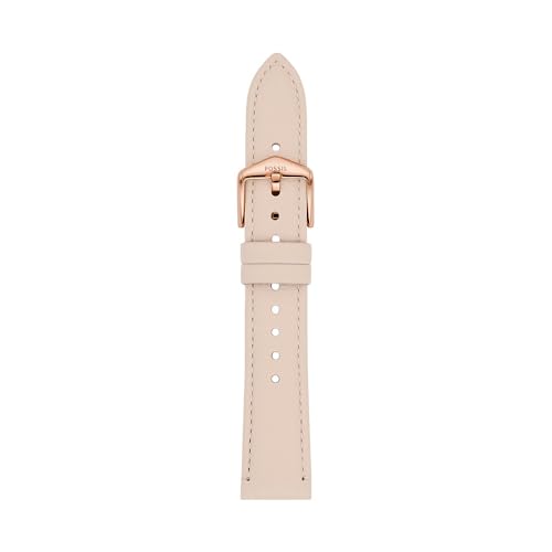 Fossil Uhrenband für Damen 18 mm LiteHide-Leder nude, S181504 von Fossil