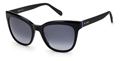 Fossil Unisex Fos 2111/s Sunglasses, 807/9O Black, 53 von Fossil