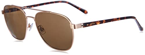 Fossil Unisex Fos 3111/g/s Sunglasses, J5G/70 Gold, 57 von Fossil