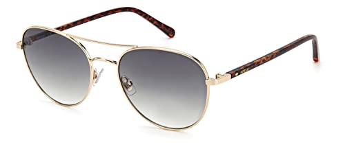 Fossil Unisex Fos 3123/g/s Sunglasses, 3YG/9K Light Gold, 55 von Fossil