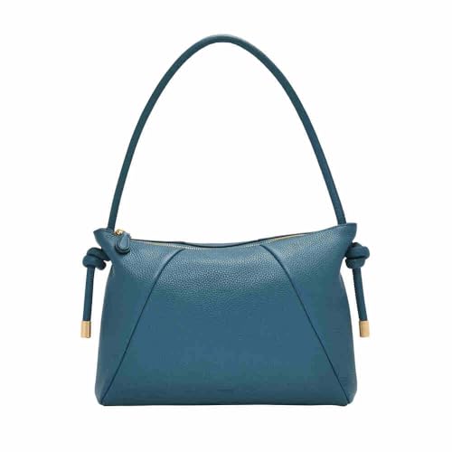Fossil Willa Leder oder Nylon Handtasche für Damen, Blassblau von FOSSIL