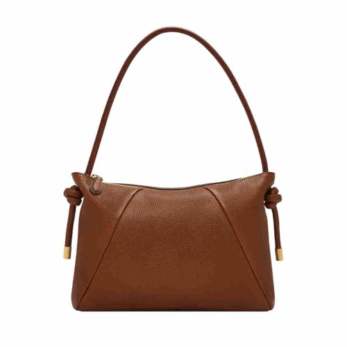 Fossil Willa Leder oder Nylon Handtasche für Damen, Kupferbraun von FOSSIL