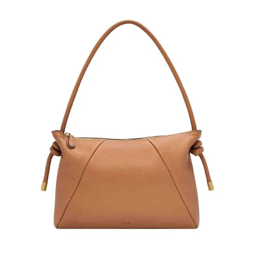Fossil Willa Leder oder Nylon Handtasche für Damen, Zimt von FOSSIL