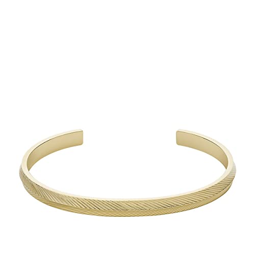 FOSSIL Armband Für Frauen Harlow, Länge: 175mm, Breite: 5.2mm Gold-Edelstahl-Armband, JF04117710 von Fossil