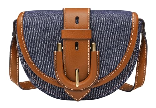 Fossil Small Flap Crossbody Harwell für Damen Baumwolltwill, ZB1915423 von Fossil