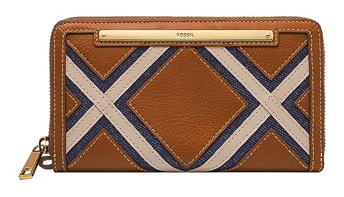 Fossil Zip Around Clutch Liza für Damen Leder, SL8298194 von Fossil