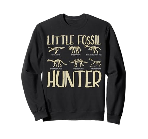 Little Fossil Hunter Kids Children Funny Fossil Hunting Sweatshirt von Fossilienjagd Ausrüstung Paläontologe Sammeln