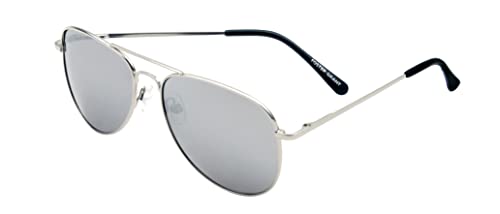 Foster Grant Herren Avi Slvr Sonnenbrille, Silberfarbene, Schwarze Spitze, Einheitsgröße von Foster Grant