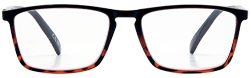 Foster Grant Herren Windermere +2,50 Lesebrille, Schwarz bis Schildpatt, +2.50 Magnification von Foster Grant