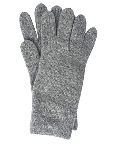 FosterNatur , Merino Damen Wollhandschuhe/Fingerhandschuhe, 100% Merino (6,5, Grau) von FosterNatur