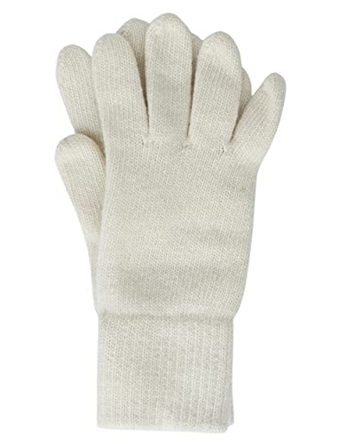 FosterNatur , Merino Damen Wollhandschuhe/Fingerhandschuhe, 100% Merino (7,5, Natur) von FosterNatur