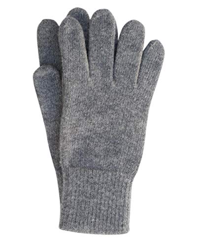 FosterNatur, Herren Handschuhe/Fingerhandschuhe, 100% Wolle extrafine (9, Grau) von FosterNatur