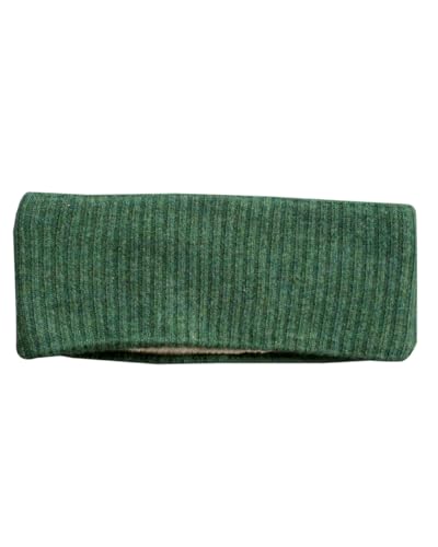 Foster-Natur, Merino Stirnband Rippe mit Baumwollfutter, 100% Wolle (Grün) von Foster-Natur