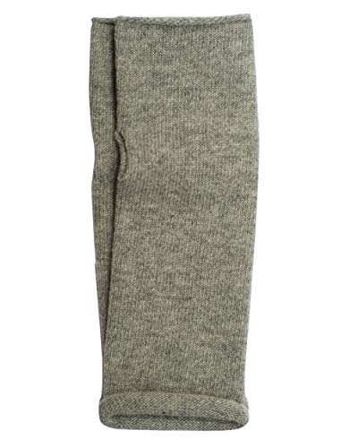 FosterNatur, Arm Stulpen mit Daumenloch, 100% Wolle (Merino) (Grau) von FosterNatur