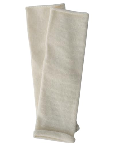 FosterNatur, Armstulpen Stulpen mit Daumenloch, 100% Wolle (Merino) (Natur) von FosterNatur
