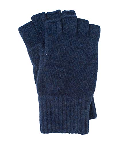 FosterNatur, Damen Fingerlose Wollhandschuhe, 100% Merino(Cosmos, Gr. 8) von FosterNatur