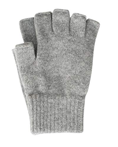 FosterNatur, Herren Handschuhe Fingerlos, 100% Wolle (9,5, Grau) von FosterNatur