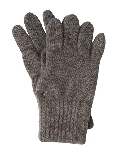 FosterNatur, Kinder Finger Handschuhe/Strickhandschuhe/Wollhandschuhe, 100% Wolle (Merino) (3, Elk) von FosterNatur