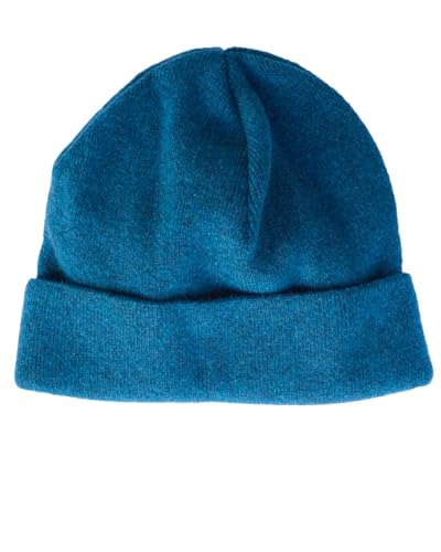 FosterNatur, Klassische Merino Wollmütze mit Baumwollfutter (Pertrol) von FosterNatur