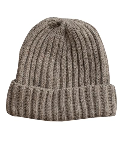 FosterNatur, Merino Damen/Herren Mütze Dickripp, 100% Wolle (Elk) von FosterNatur