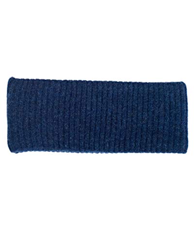 FosterNatur, Merino Stirnband Rippe mit Baumwollfutter, 100% Wolle (Cosmos) von FosterNatur