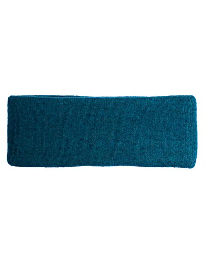FosterNatur, Merino Stirnband mit Baumwollfutter, 100% Wolle (Petrol) von FosterNatur