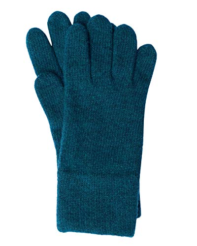 FosterNatur , Merino Damen Wollhandschuhe/Fingerhandschuhe, 100% Merino (6, Petrol) von FosterNatur