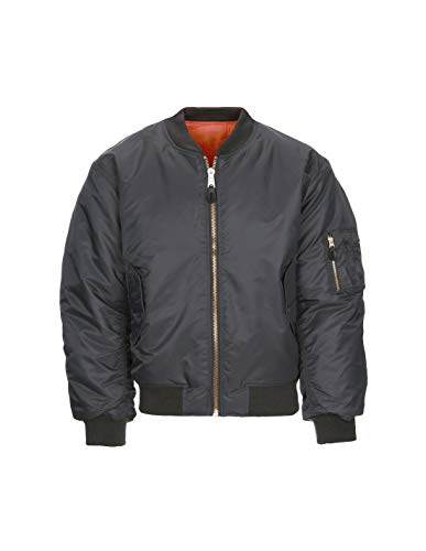 Fostex - Blouson Pilote MA-1 Flight Jacket M - VAN OS - Gris gm grey von Fostex Garments