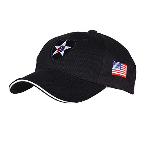 Fostex Baseball Cap 2. Infanterie U.S, Schwarz , One size von Fostex